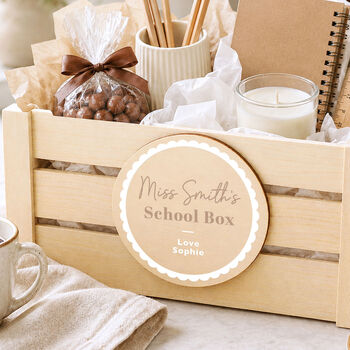 Teacher Thank You Hamper Gift Box School Box, 8 of 12