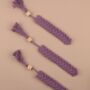 Handmade Personalised Crochet Bookmark With Initial, thumbnail 4 of 4