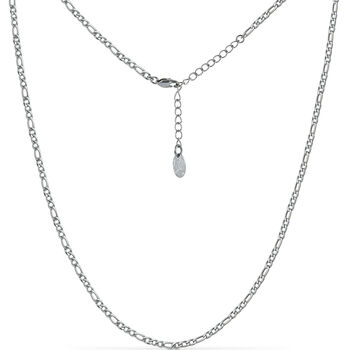 Men's Polished Stainless Steel Figaro Chain, 4 of 5