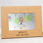Personalised Baby First Birthday Memory Photo Frame, thumbnail 2 of 6