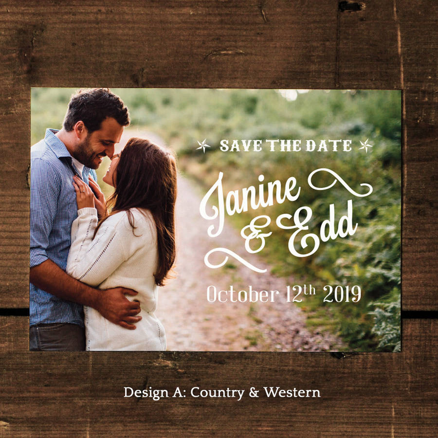 Personalised Photo Save The Dates And Fridge Magnets By Feel Good