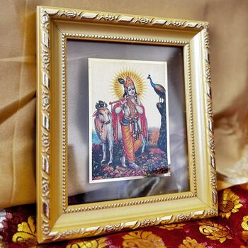 Radha Krishna Wall Art – Hare Krishna – Krishna Gift, 2 of 6