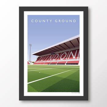 Swindon Town County Ground Poster, 7 of 7