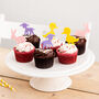 Children's Easter Cupcake Decorations Set Of Six, thumbnail 1 of 5