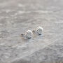 Sterling Silver Clam Shell Stud Earrings, thumbnail 1 of 5