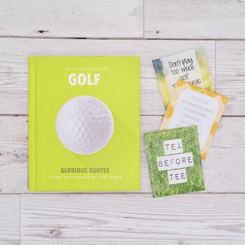 Golf Tea And Book Gift Set, 2 of 6