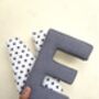 Navy Blue Fabric Letters, thumbnail 7 of 12
