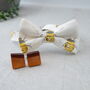 Childs Bee Print Bow Tie, thumbnail 2 of 5