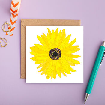 Sunflower Greeting Card, 3 of 3