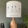 Embroidered Cornish Lighthouse Lampshade, thumbnail 2 of 6