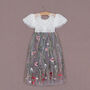 Whispering Poppy Dress French Heather, thumbnail 2 of 8