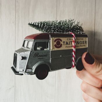 Taittinger Champagne Van With Christmas Tree, 2 of 2
