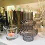 Jaco Grey Tinted Ribbed Glass Vase, thumbnail 9 of 10
