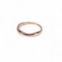 Irregular Band Ring, Gold Vermeil On 925 Silver, thumbnail 3 of 10