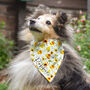 Personalised Floral Spring Pet Dog Bandana, thumbnail 2 of 3