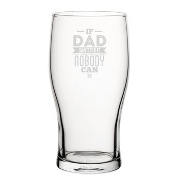 Engraved Dad Diy Pint Glass, 2 of 2