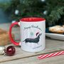 Dog Breed Christmas China Mug, thumbnail 6 of 10