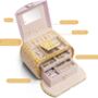 Modern Yellow Jewellery Organiser Travel Box, thumbnail 6 of 7