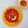 Retro Melamine Lion Plate, thumbnail 3 of 3