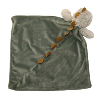 Personalised Dinosaur Baby Comforter, 3 of 4