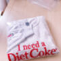 I Need A Diet Coke Embroidered Crewneck Sweatshirt, thumbnail 2 of 5