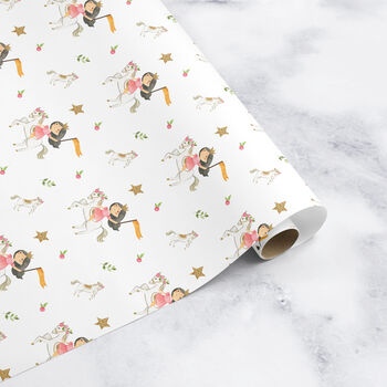 Princess Horse Wrapping Paper Roll Or Folded, 4 of 5
