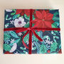 Poinsettia Wrapping Paper, thumbnail 2 of 8