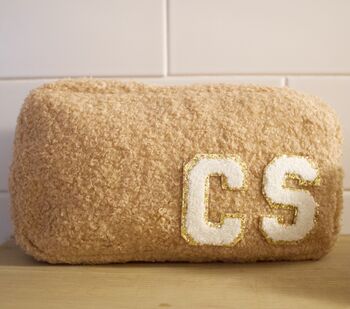 Personalised Cosmetic Make Up Bags With Glitter Letters, 6 of 7
