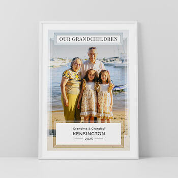Our Grandchildren Photo Print Personalised Grandchildren Gift, 4 of 5
