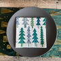 Elegant Green And Blue Christmas Tree Lunch Napkins X 20, thumbnail 6 of 8