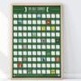 Personalised Framed Scratch Off 100 Golf Courses, thumbnail 5 of 6