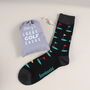 Personalised Dad's Lucky Golf Socks, thumbnail 5 of 5