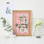 There Is Always Time For Tea Quote Print, thumbnail 2 of 5