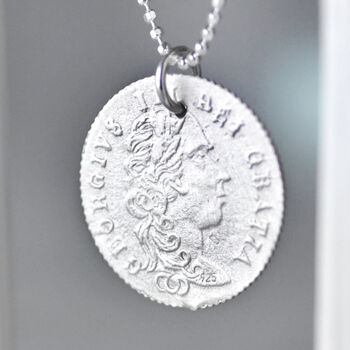 In Memory Of The Good Old Days Sterling Coin Pendant, 3 of 4