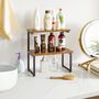Two Tiers Spice Rack Countertop Storage Organiser Shelf, thumbnail 4 of 9
