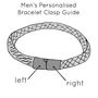 Men's Personalised Woven Bracelet, thumbnail 12 of 12