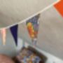Printed Bunting Flags Floral Stripe Gingham 10m, thumbnail 9 of 9