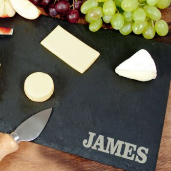 Personalised Welsh Slate Cheese Board, 2 of 2