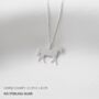 Sterling Silver Horse Necklace, Equestrian Gifts, thumbnail 3 of 8