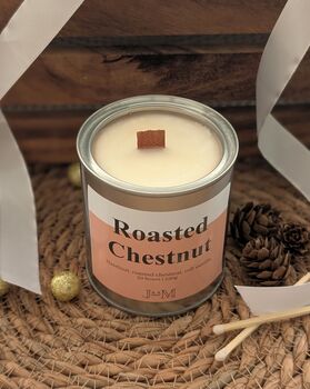 Roasted Chestnut Wood Wick Candle, 4 of 6
