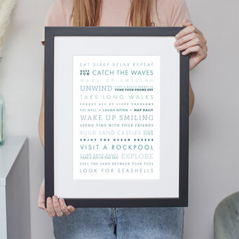 Personalised Favourite Text Print 'Use Your Own Words', 3 of 6