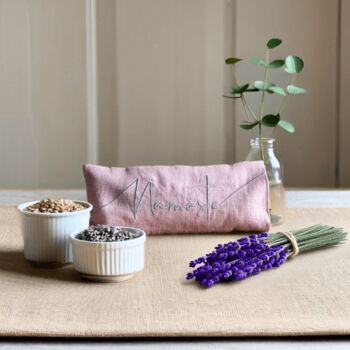Namaste Embroidered Lavender Eye Pillow, 2 of 4