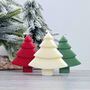 Mini Christmas Tree Candle Festive Table Decor, thumbnail 2 of 11