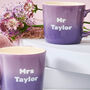 Personalised Anniversary Or Wedding Ombre Mug Set, thumbnail 2 of 5