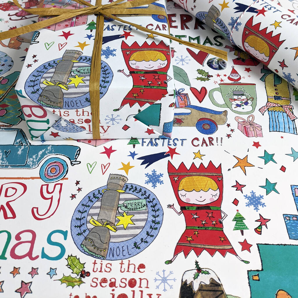 Traditional Christmas Recycled Wrapping Paper, 1 of 5