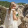 Athena ~ Ivory White Party Or Flower Girl Dress, thumbnail 6 of 9
