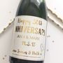 Personalised Anniversary Champagne/Prosecco Gift Label, thumbnail 1 of 8