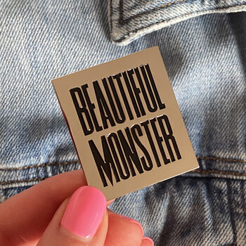 'Beautiful Monster' Enamel Pin, 10 of 11