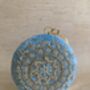 Blue Handcrafted Velvet Clutch Bag, thumbnail 9 of 10