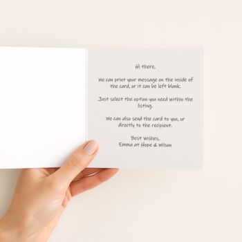 Personalised Christening Card For Goddaughter Baby Girl, 3 of 8